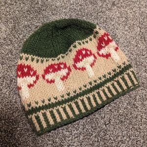 New Lakhays Wool Mushroom Beanie 🍄
